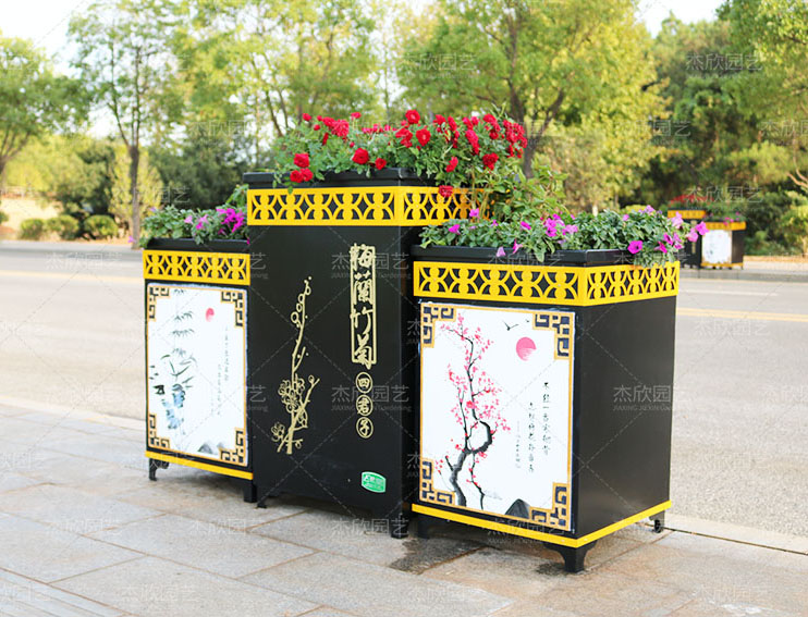 移動式組合花箱適合公園使用嗎？